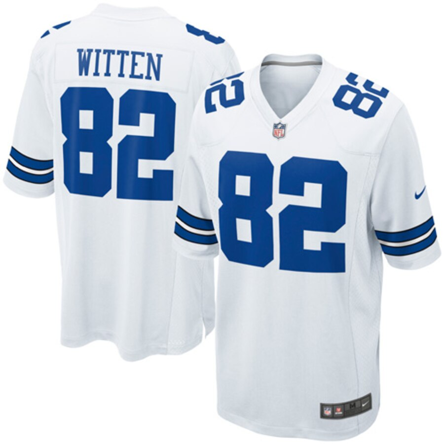 Men's Dallas Cowboys #82 Jason Witten White Stitched Game Jersey Men's Dallas Cowboys #82 Jason Witten White Stitched Game Jersey